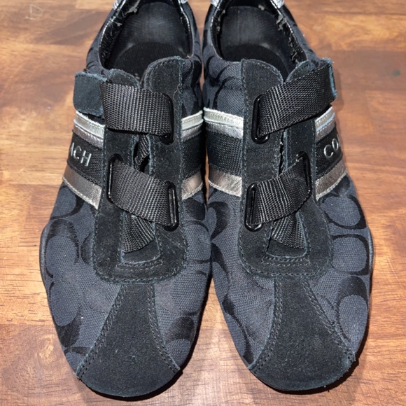 Coach sneakers silver and black shoes - Picture 1 of 5